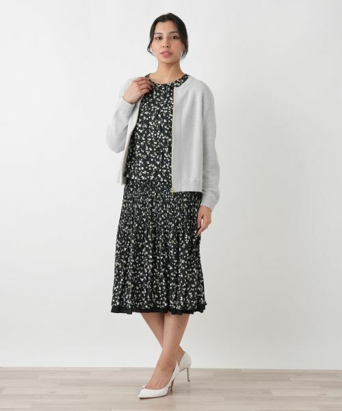 Leilian PLUS HOUSE / レリアンプラスハウス その他アウター | ニットブルゾン【Rich 1-mile】【26年3月カタログ】 | 詳細4