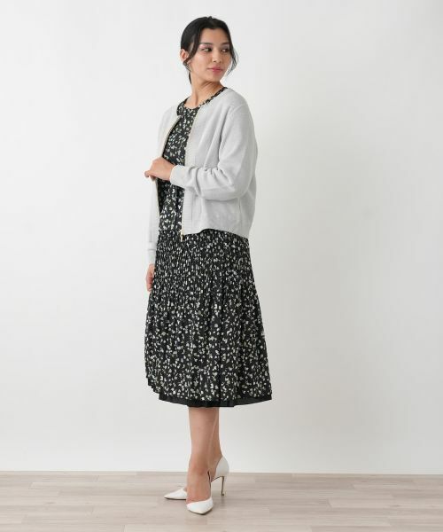 Leilian PLUS HOUSE / レリアンプラスハウス その他アウター | ニットブルゾン【Rich 1-mile】【26年3月カタログ】 | 詳細5