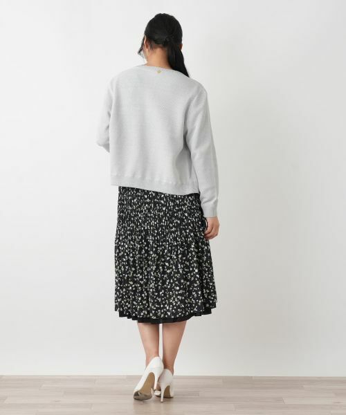 Leilian PLUS HOUSE / レリアンプラスハウス その他アウター | ニットブルゾン【Rich 1-mile】【26年3月カタログ】 | 詳細6