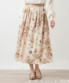 Leilian PLUS HOUSE / レリアンプラスハウス ミニ・ひざ丈スカート | スカート【BOURGE】