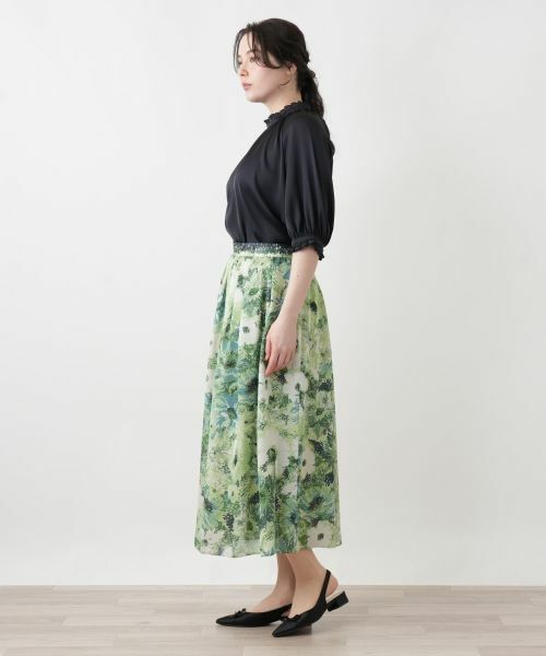 Leilian PLUS HOUSE / レリアンプラスハウス ミニ・ひざ丈スカート | スカート【BOURGE】 | 詳細2