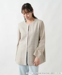 Leilian PLUS HOUSE / レリアンプラスハウス テーラードジャケット | ロングジャケット【26年3月カタログ】