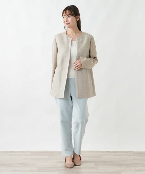 Leilian PLUS HOUSE / レリアンプラスハウス テーラードジャケット | ロングジャケット【26年3月カタログ】 | 詳細1