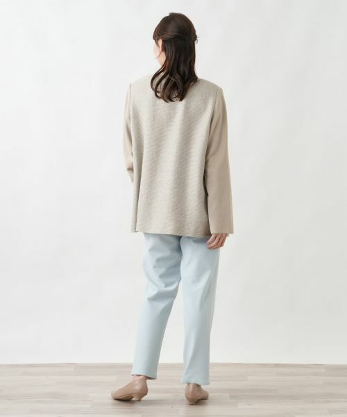 Leilian PLUS HOUSE / レリアンプラスハウス テーラードジャケット | ロングジャケット【26年3月カタログ】 | 詳細3