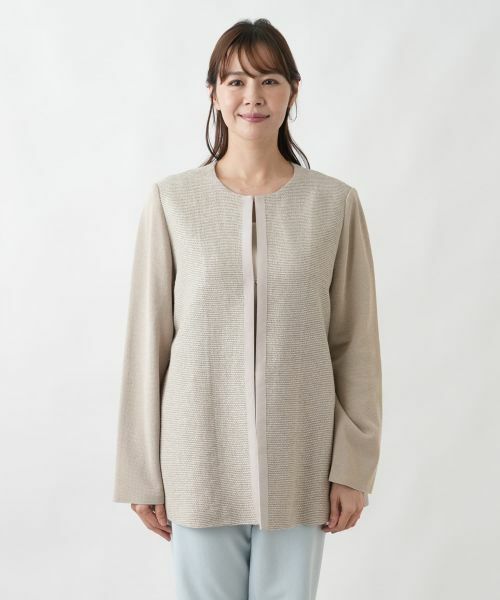 Leilian PLUS HOUSE / レリアンプラスハウス テーラードジャケット | ロングジャケット【26年3月カタログ】 | 詳細4