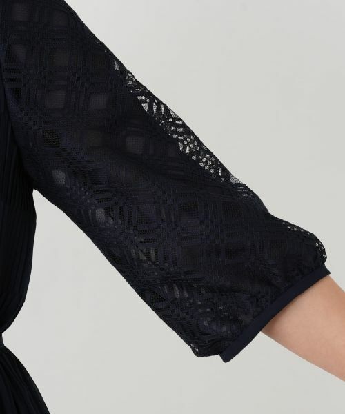 Leilian PLUS HOUSE / レリアンプラスハウス ドレス | 異素材ワンピース【セレモニー】【26年3月カタログ】 | 詳細11