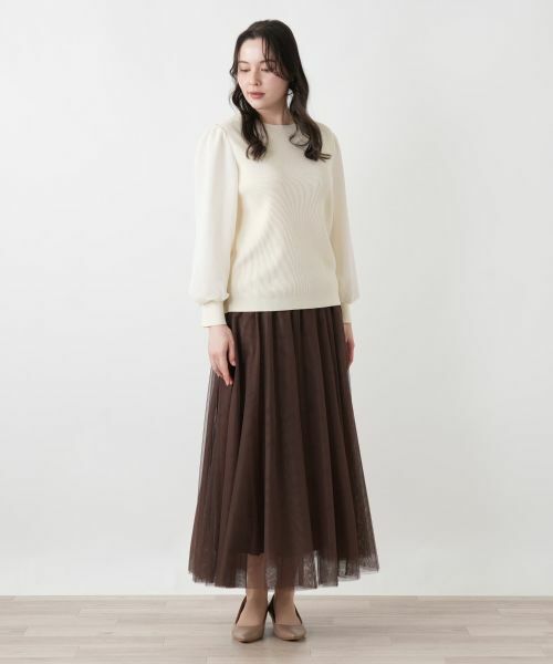 Leilian PLUS HOUSE / レリアンプラスハウス ミニ・ひざ丈スカート | スカート【NEMIKA】 | 詳細1