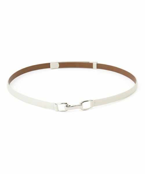 Leilian PLUS HOUSE / レリアンプラスハウス ベルト・サスペンダー | ベルト（アイボリー）