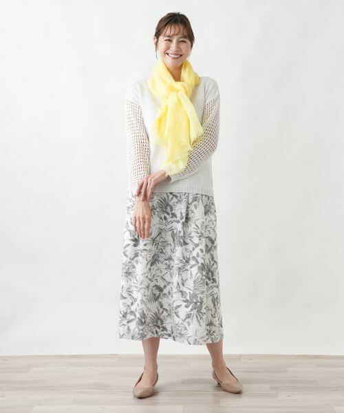 Leilian PLUS HOUSE / レリアンプラスハウス マフラー・ショール・スヌード・ストール | ロングストール【26年3月カタログ】 | 詳細2