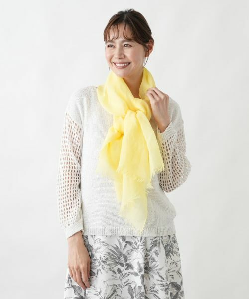 Leilian PLUS HOUSE / レリアンプラスハウス マフラー・ショール・スヌード・ストール | ロングストール【26年3月カタログ】 | 詳細3