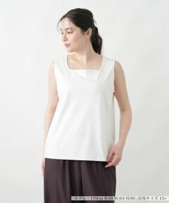 Leilian PLUS HOUSE / レリアンプラスハウス カットソー | スムースジャージーインナー