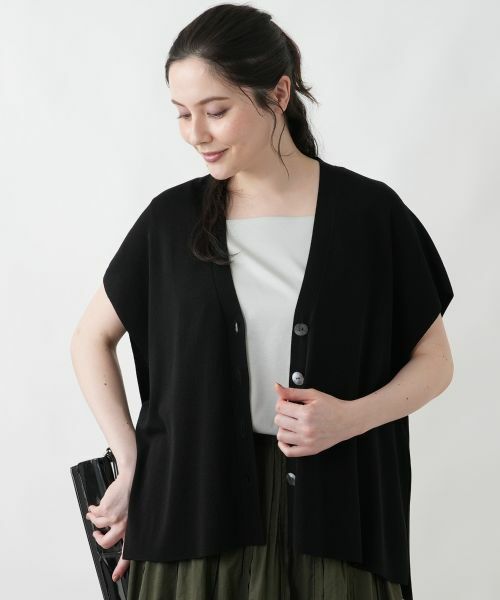 Leilian PLUS HOUSE / レリアンプラスハウス カットソー | スムースジャージーインナー | 詳細1