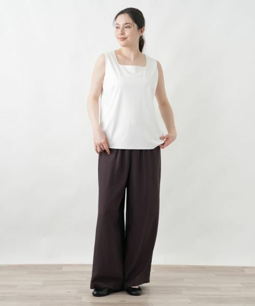 Leilian PLUS HOUSE / レリアンプラスハウス カットソー | スムースジャージーインナー | 詳細16