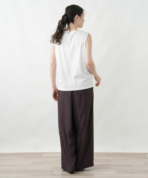 Leilian PLUS HOUSE / レリアンプラスハウス カットソー | スムースジャージーインナー | 詳細18