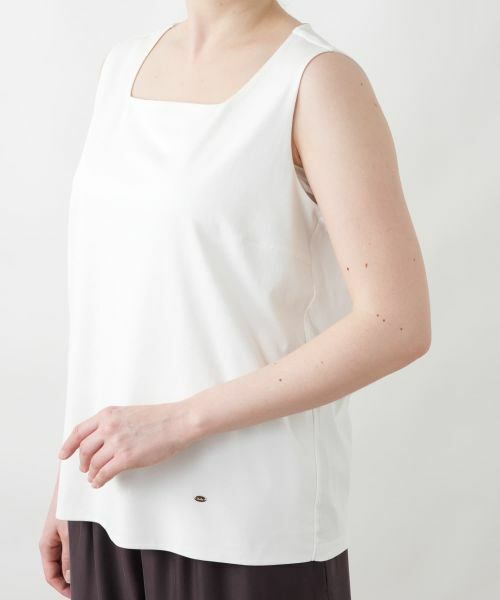Leilian PLUS HOUSE / レリアンプラスハウス カットソー | スムースジャージーインナー | 詳細24