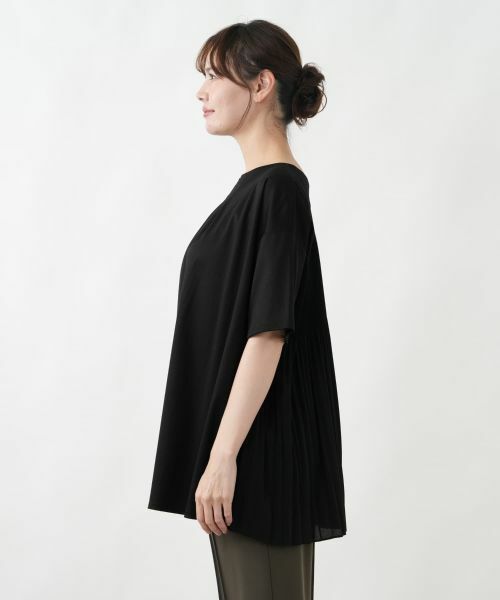 Leilian PLUS HOUSE / レリアンプラスハウス カットソー | ドッキングプリーツプルオーバー【プラス企画】 | 詳細5