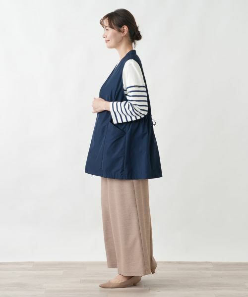 Leilian PLUS HOUSE / レリアンプラスハウス テーラードジャケット | バックギャザーチュニックベスト【Leilian WHITE LABEL】 | 詳細2