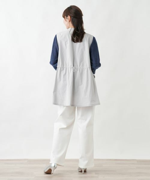 Leilian PLUS HOUSE / レリアンプラスハウス テーラードジャケット | バックギャザーチュニックベスト【Leilian WHITE LABEL】 | 詳細6