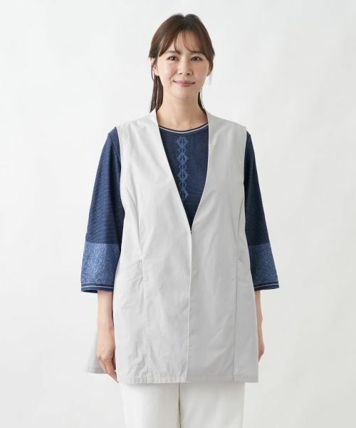 Leilian PLUS HOUSE / レリアンプラスハウス テーラードジャケット | バックギャザーチュニックベスト【Leilian WHITE LABEL】 | 詳細7