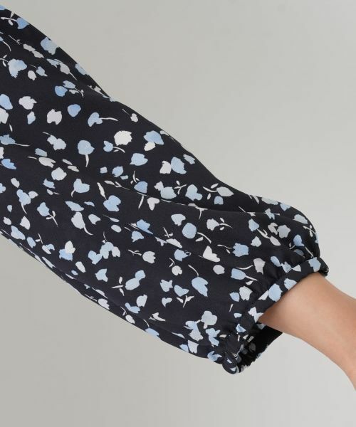 Leilian PLUS HOUSE / レリアンプラスハウス シャツ・ブラウス | フラワープリント ギャザーブラウス【Leilian WHITE LABEL】 | 詳細12