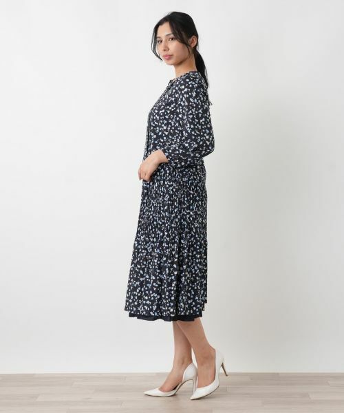 Leilian PLUS HOUSE / レリアンプラスハウス シャツ・ブラウス | フラワープリント ギャザーブラウス【Leilian WHITE LABEL】 | 詳細5