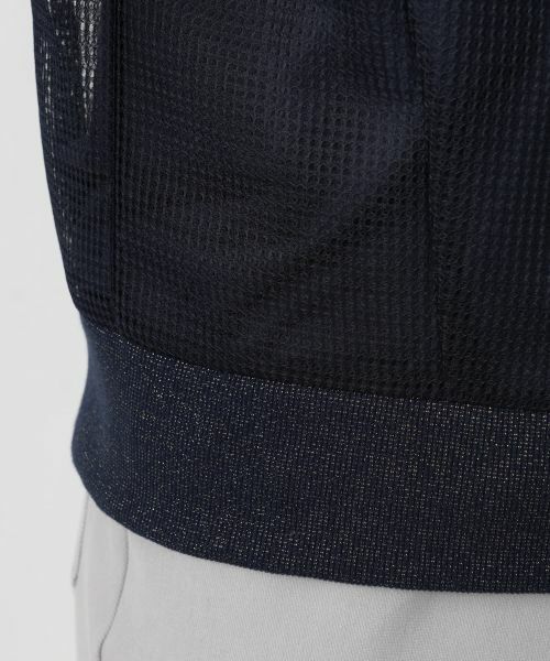 Leilian PLUS HOUSE / レリアンプラスハウス テーラードジャケット | メッシュフードショートベスト【NEMIKA】 | 詳細13