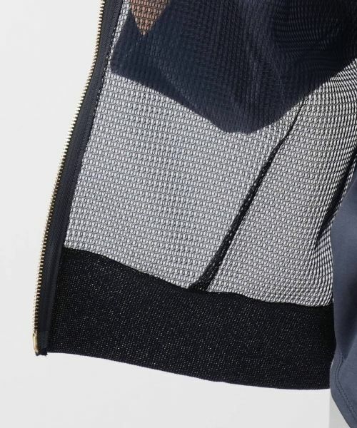 Leilian PLUS HOUSE / レリアンプラスハウス テーラードジャケット | メッシュフードショートベスト【NEMIKA】 | 詳細15