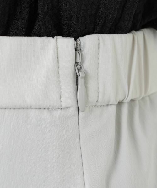 Leilian PLUS HOUSE / レリアンプラスハウス ミニ・ひざ丈スカート | 切り替えフレアスカート【BOURGE】 | 詳細12