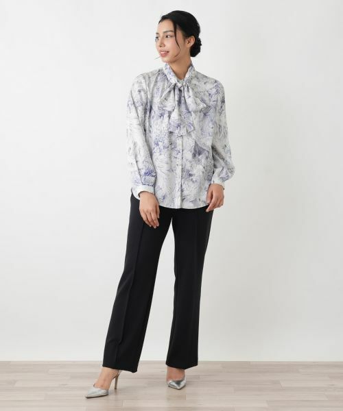 Leilian PLUS HOUSE / レリアンプラスハウス シャツ・ブラウス | ブラウス【ROCHAS Premiere】 | 詳細1