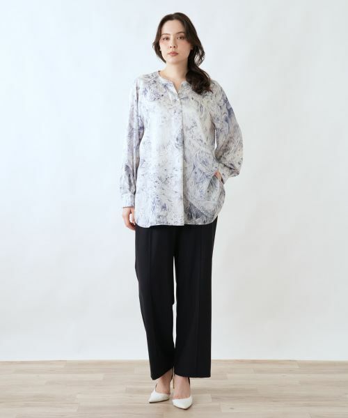 Leilian PLUS HOUSE / レリアンプラスハウス シャツ・ブラウス | ブラウス【ROCHAS Premiere】 | 詳細1