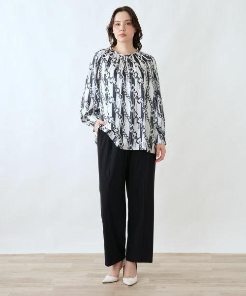 Leilian PLUS HOUSE / レリアンプラスハウス シャツ・ブラウス | ブラウス【ROCHAS Premiere】 | 詳細1