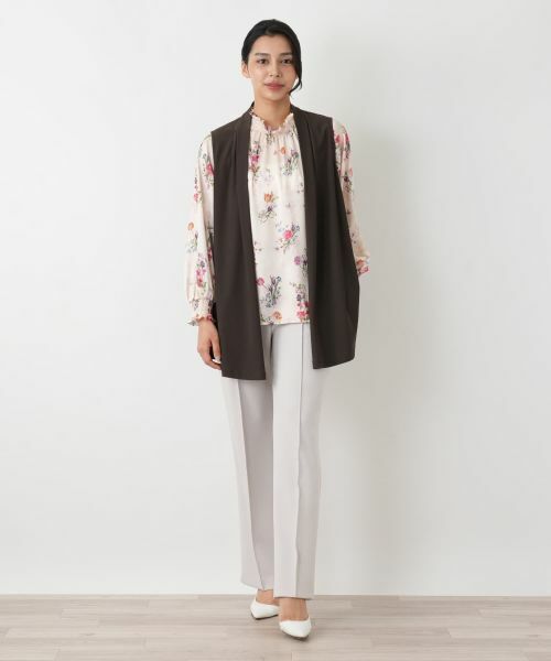 Leilian PLUS HOUSE / レリアンプラスハウス テーラードジャケット | ベスト【ROCHAS Premiere】 | 詳細1