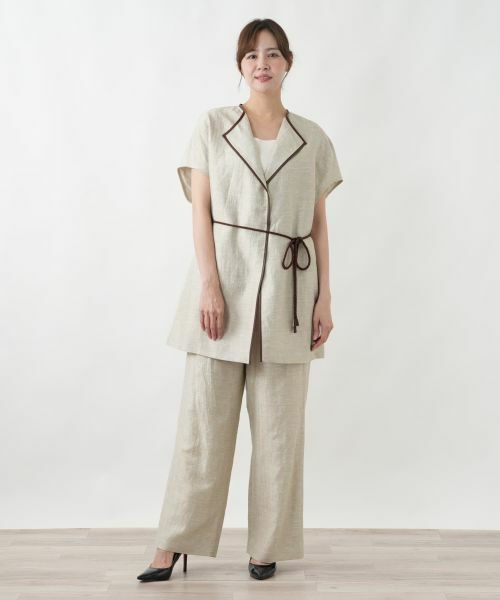 Leilian PLUS HOUSE / レリアンプラスハウス テーラードジャケット | ベスト【ROCHAS Premiere】 | 詳細1