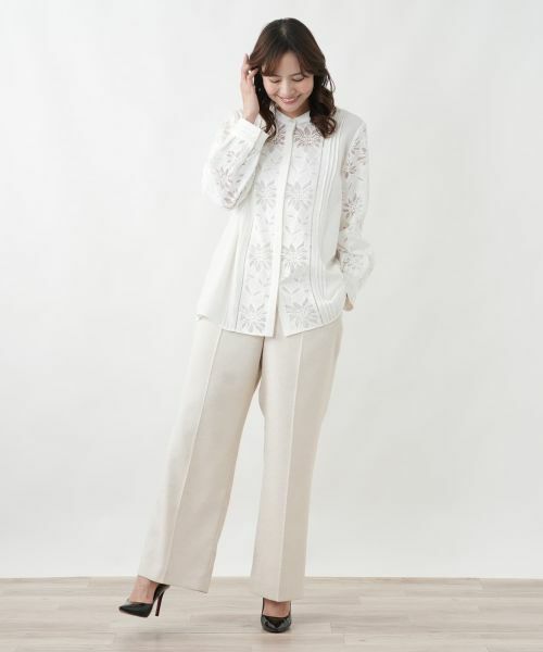 Leilian PLUS HOUSE / レリアンプラスハウス シャツ・ブラウス | ブラウス【ROCHAS Premiere】 | 詳細1