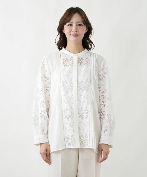 Leilian PLUS HOUSE / レリアンプラスハウス シャツ・ブラウス | ブラウス【ROCHAS Premiere】 | 詳細4