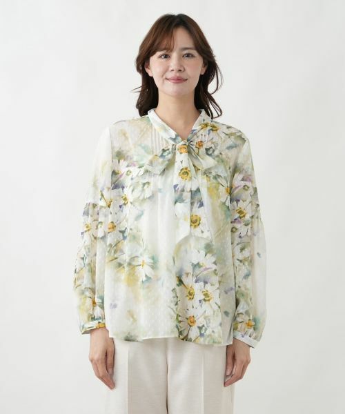 Leilian PLUS HOUSE / レリアンプラスハウス シャツ・ブラウス | ブラウス【ROCHAS Premiere】 | 詳細4