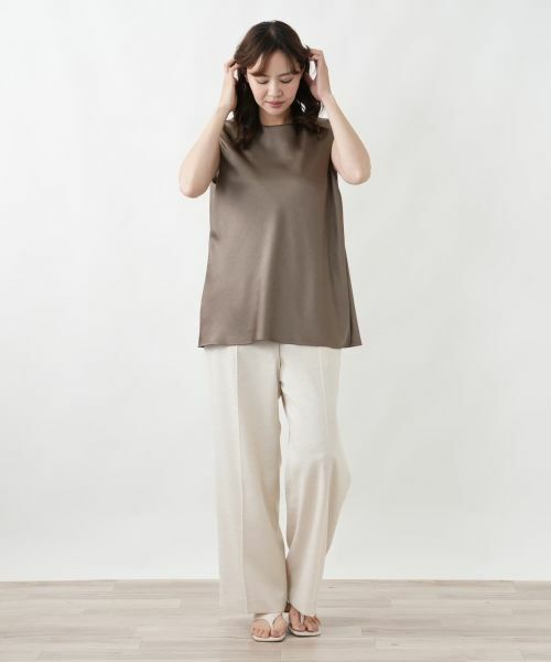 Leilian PLUS HOUSE / レリアンプラスハウス シャツ・ブラウス | ブラウス【ROCHAS Premiere】 | 詳細1