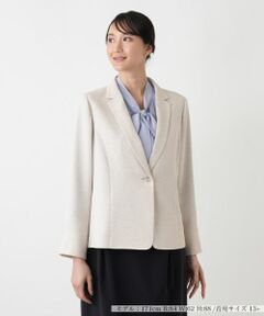 Leilian PLUS HOUSE / レリアンプラスハウス テーラードジャケット | 杢調テーラードジャケット