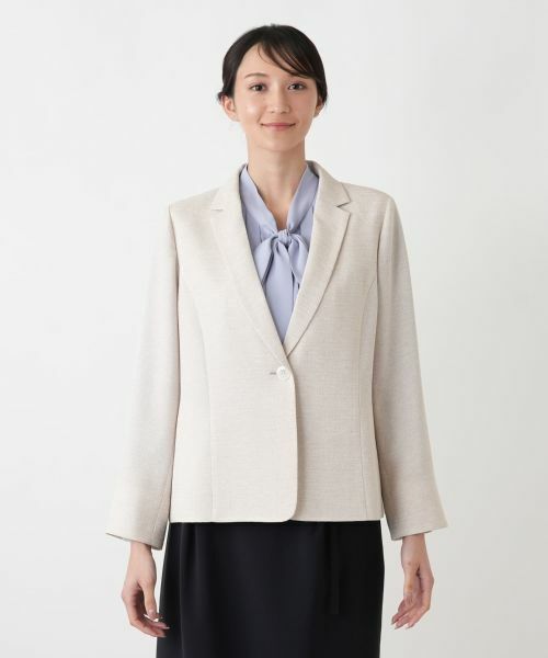 Leilian PLUS HOUSE / レリアンプラスハウス テーラードジャケット | 杢調テーラードジャケット | 詳細12