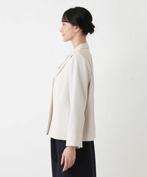 Leilian PLUS HOUSE / レリアンプラスハウス テーラードジャケット | 杢調テーラードジャケット | 詳細13