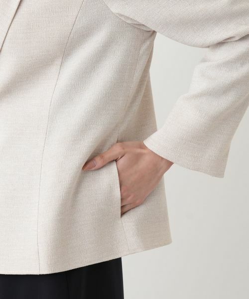 Leilian PLUS HOUSE / レリアンプラスハウス テーラードジャケット | 杢調テーラードジャケット | 詳細18