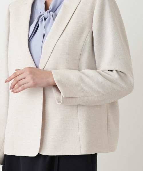 Leilian PLUS HOUSE / レリアンプラスハウス テーラードジャケット | 杢調テーラードジャケット | 詳細19