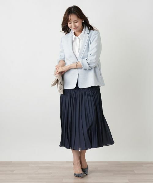 Leilian PLUS HOUSE / レリアンプラスハウス テーラードジャケット | 杢調テーラードジャケット | 詳細4