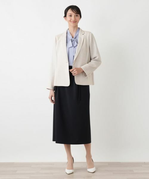 Leilian PLUS HOUSE / レリアンプラスハウス テーラードジャケット | 杢調テーラードジャケット | 詳細9