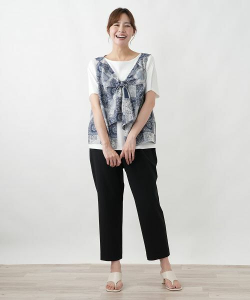 Leilian PLUS HOUSE / レリアンプラスハウス シャツ・ブラウス | ブラウスアンサンブル【Leilian WHITE LABEL】 | 詳細1