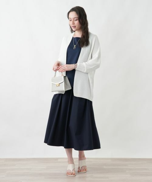 Leilian PLUS HOUSE / レリアンプラスハウス ミニ・ひざ丈スカート | 【はっ水】洗えるスカート | 詳細3