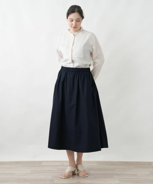 Leilian PLUS HOUSE / レリアンプラスハウス ミニ・ひざ丈スカート | 【はっ水】洗えるスカート | 詳細7