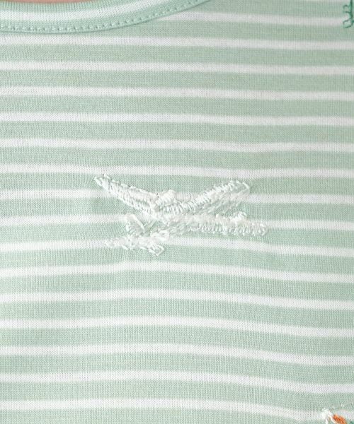 Leilian PLUS HOUSE / レリアンプラスハウス カットソー | モチーフ刺繍ボーダーカットソー | 詳細20