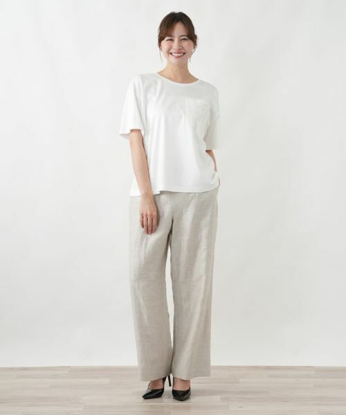 Leilian PLUS HOUSE / レリアンプラスハウス Tシャツ | Tシャツ【ROCHAS Premiere】 | 詳細1