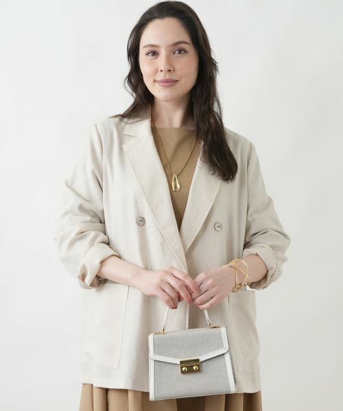 Leilian PLUS HOUSE / レリアンプラスハウス テーラードジャケット | 洗えるブレザー（ライトベージュ）